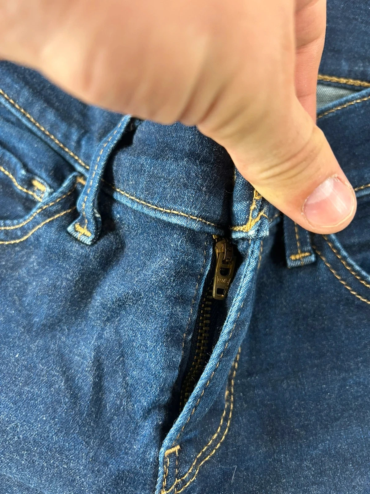 Jean skinny marineblauw Levi's 710 super skinny w24 l30 – photo 11